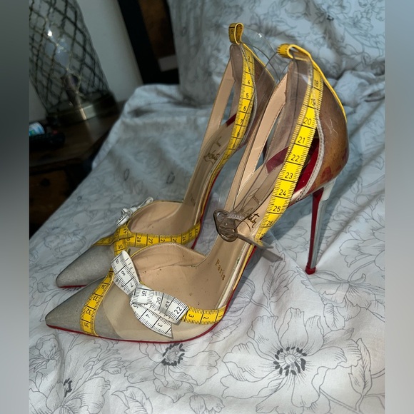 Christian Louboutin tape heels - Picture 1 of 9